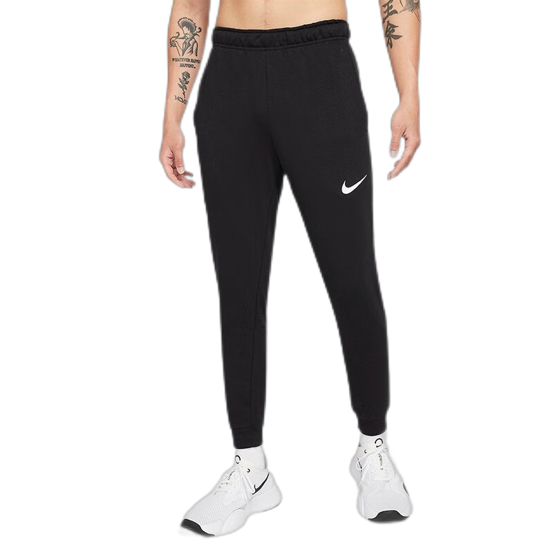 NIKE Men's Sports Pants, Knitted Tapered Casual Pants, Comfortable CZ6380-010 Black 2XL