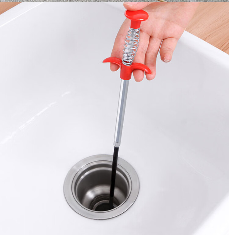 巢极佳品 抓式管道疏通器 下水道厕所弹簧管道取异物夹取器疏通工具