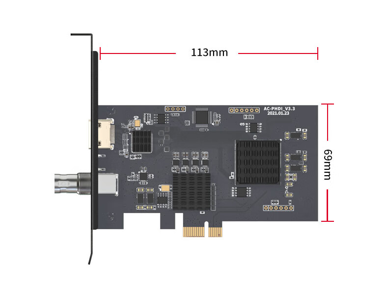 Acasis PCIE Internal HDMI Capture Card Compatible with PS4/5/Xbox Game Streaming, Douyin 4K Camera DSLR Video Live Streaming Desktop Computer Recording Card AC-2583 16