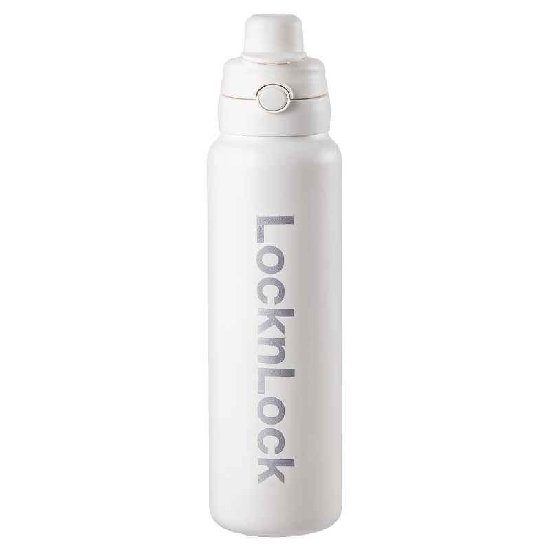 LOCK&LOCK Insulated Water Bottle, Large Capacity 1000ml, Children's Cup for Ages 6-12, School-Specific, 316L Stainless Steel Student Straw Cup