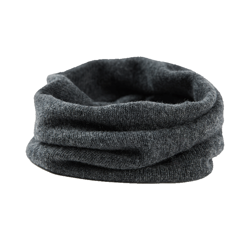 JIUMU Pure Wool Warm Neck Gaiter for Men, Autumn And Winter Cold Protection Neck Warmer, Cycling Hoodie, Outdoor Neck Scarf for Men in Winter