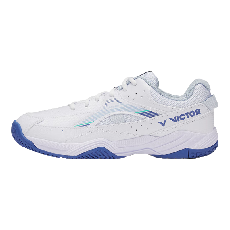 VICTOR Badminton Shoes A170II Second Generation, Unisex Wear-Resistant Breathable Sports Shoes, White, Size 37