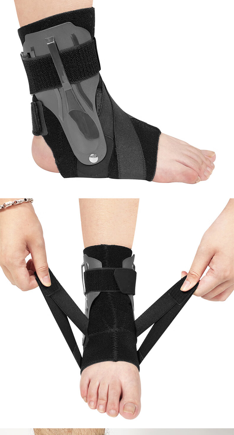 Chidong Splint Ankle Brace for Sprains, Twists, Fractures Recovery, Sports Protection, Single Pack, Black, One Size Fits All 11