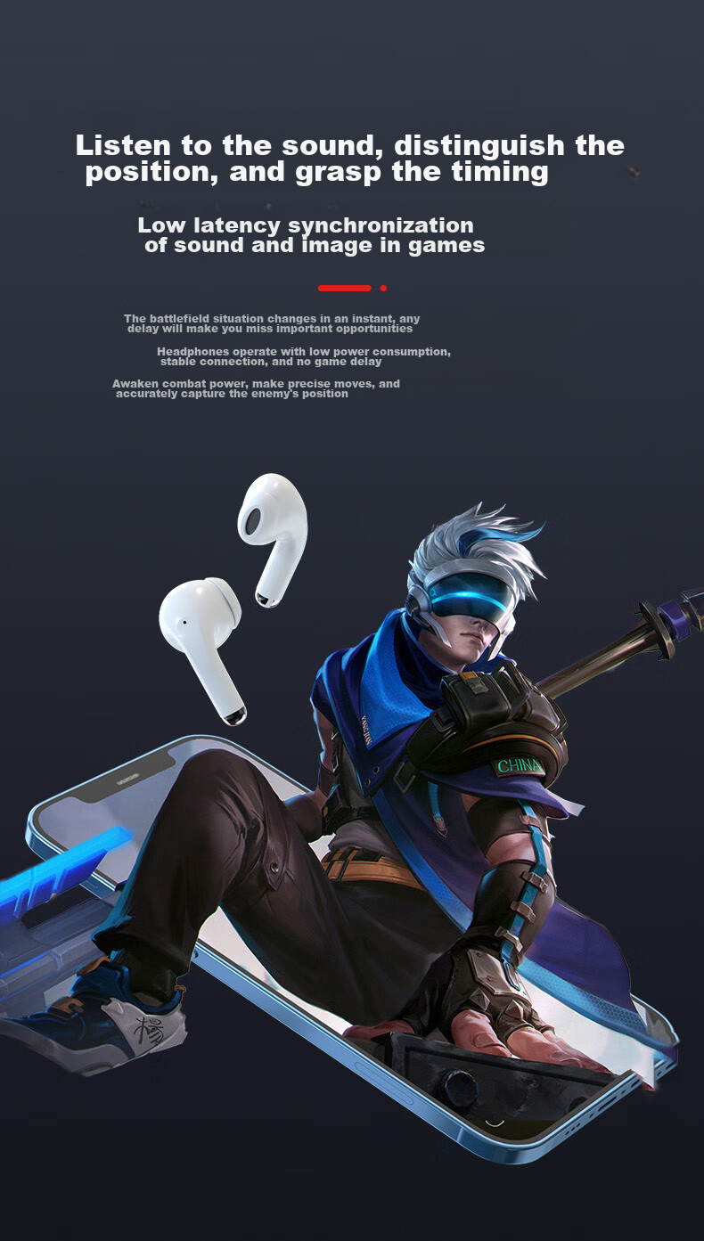 Lenovo Bluetooth Earbuds LP40pro White - True Wireless Semi-In-Ear, Long Battery Life, Noise Cancelling, Deep Bass, Low Latency for Gaming, Compatible with Apple and Huawei, Bestselling 400K+ Units 7