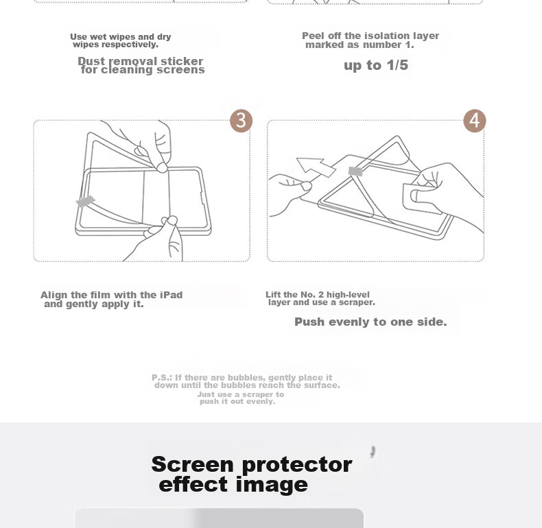 ESCASE Xiaomi Pad 6/6 Pro Paper-Like Film, Tablet Protective Film, Kent Paper 2023 Model, Frosted Full-Screen Hand-Drawn Writing And Drawing Professional Screen Protector 15