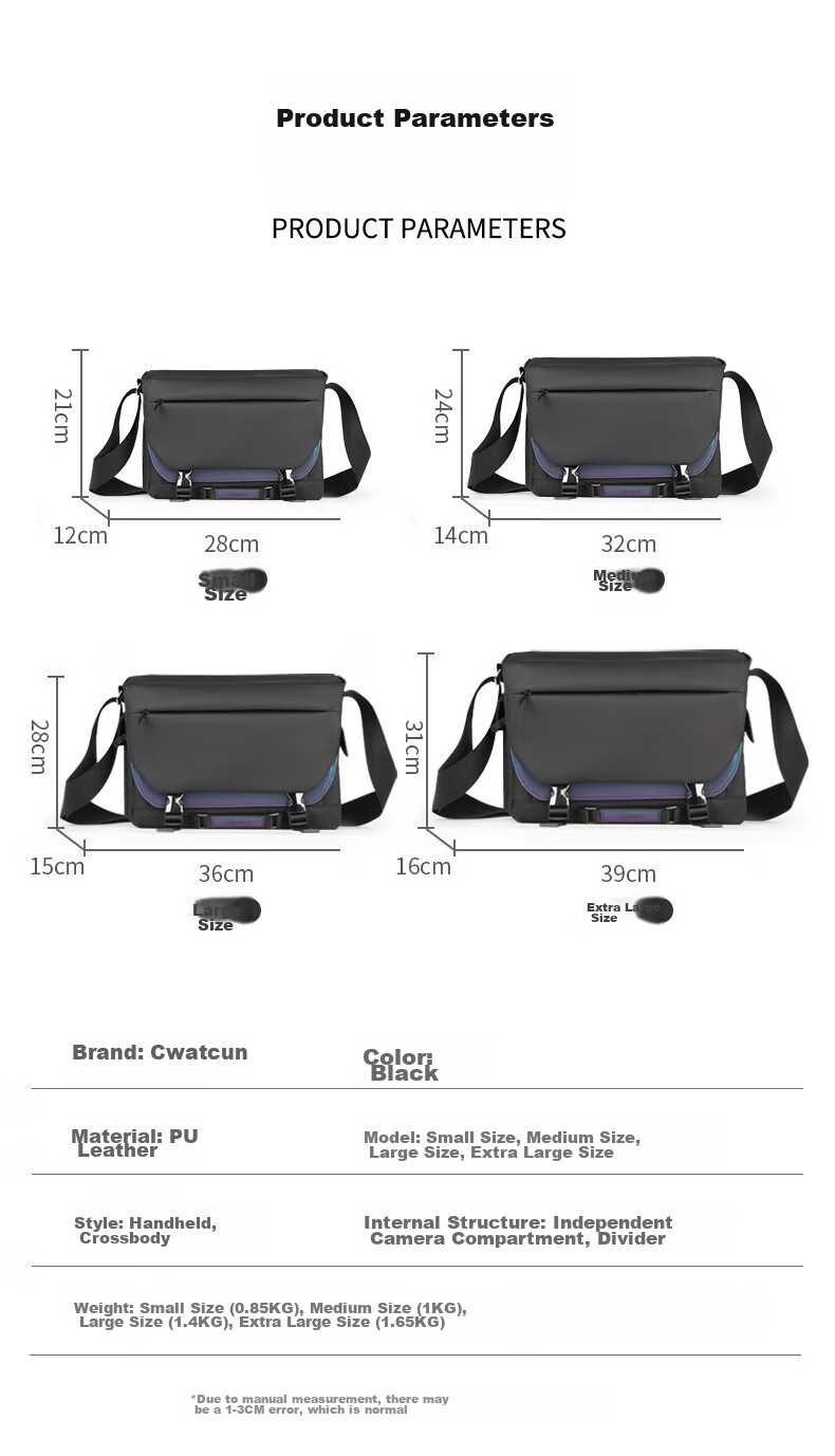 CWATCUN Shoulder Camera Bag, Photography Bag, Crossbody And Shoulder Professional Camera Bag, Stylish Commuter Bag Suitable for Fuji, Sony, Canon, Leica DSLR Camera Bags 13
