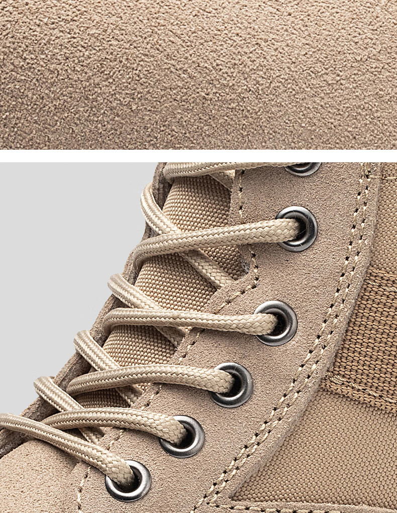LAOGUANJIA Men's Safety Shoes with Steel Toe Cap, Anti-Smashing, Puncture-Resistant, Solid Sole, Wear-Resistant, Breathable, High-Top Protective Boots LA37 9