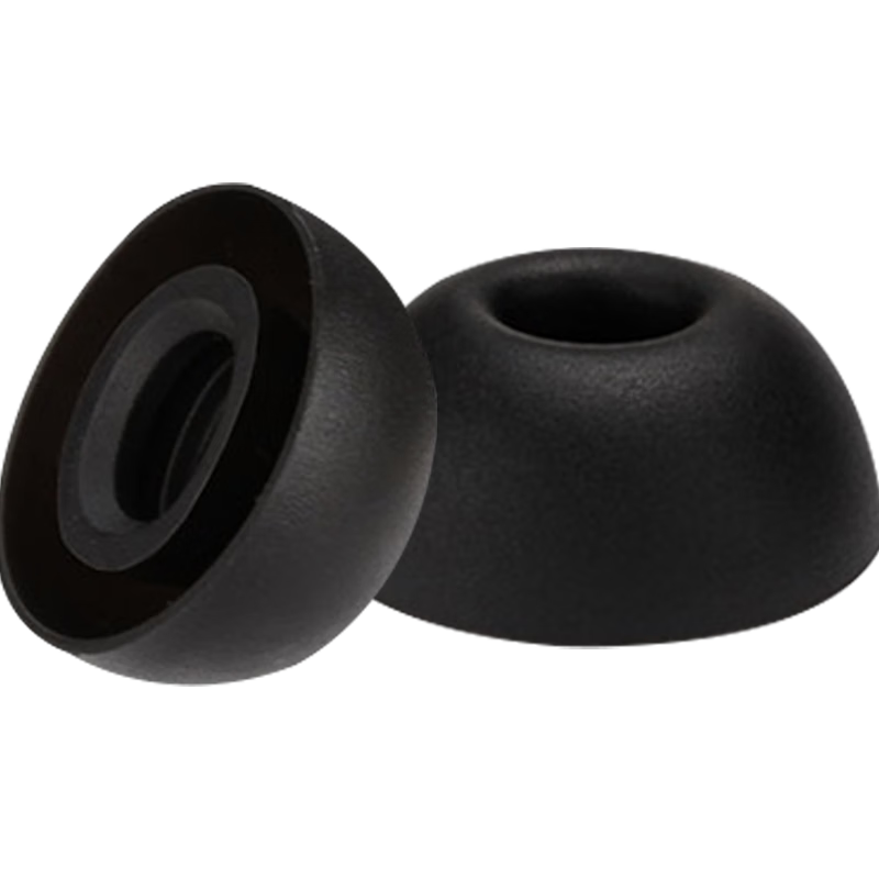 Masentek Earphone Eartips, Compatible with VIVO TWS 2/2e Bluetooth Headphones, Silicone Tips, Soft Earplugs for Sports, Non-Slip Accessories, In-Ear Replacement, Black