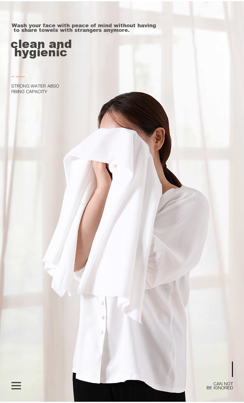Etravel Disposable Bath Towel Set for Business Trips And Travel, Compact Face Towels for Men And Women (70*100) 4