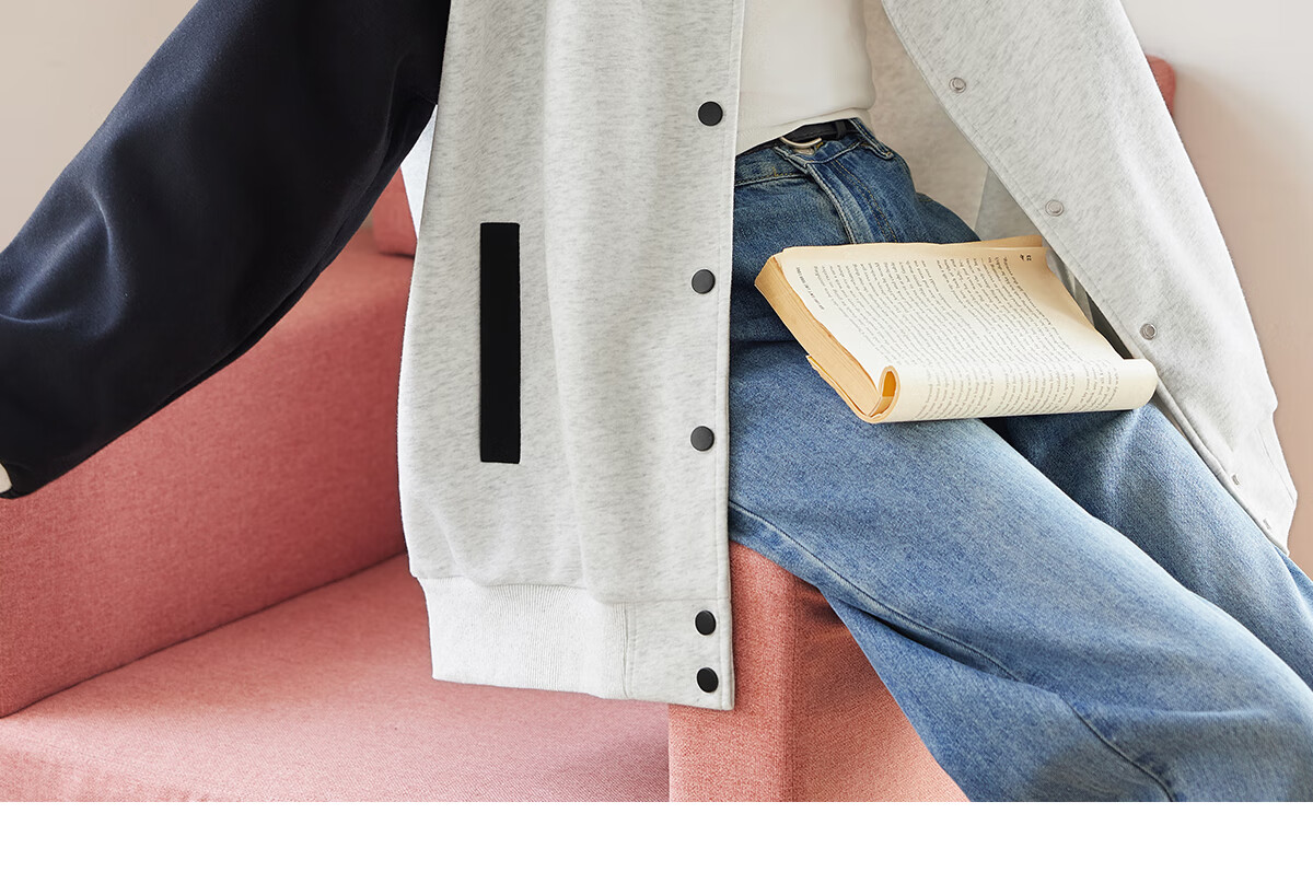 Halo Queen Women's Sweatshirt Jacket, Spring And Autumn Letter Baseball Shirt, Fashionable Casual Sports Top, New Product H143U2001 68
