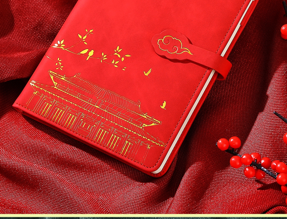 Jiaranheng National Trend Notebook Gift Box Stationery Set, High-Quality Journal, Thermos Cup, Business Premium Gifts for Clients, Corporate Team Building, Annual Meetings, Practical Souvenirs, Customizable 9