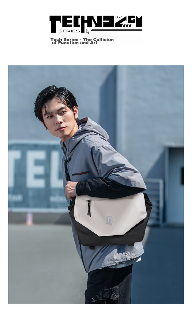 GOLF Shoulder Bag for Men, Large Capacity Crossbody Bag, Trendy Water-Resistant Casual Lightweight IPad Bag, Fashionable Sports Messenger Bag 3