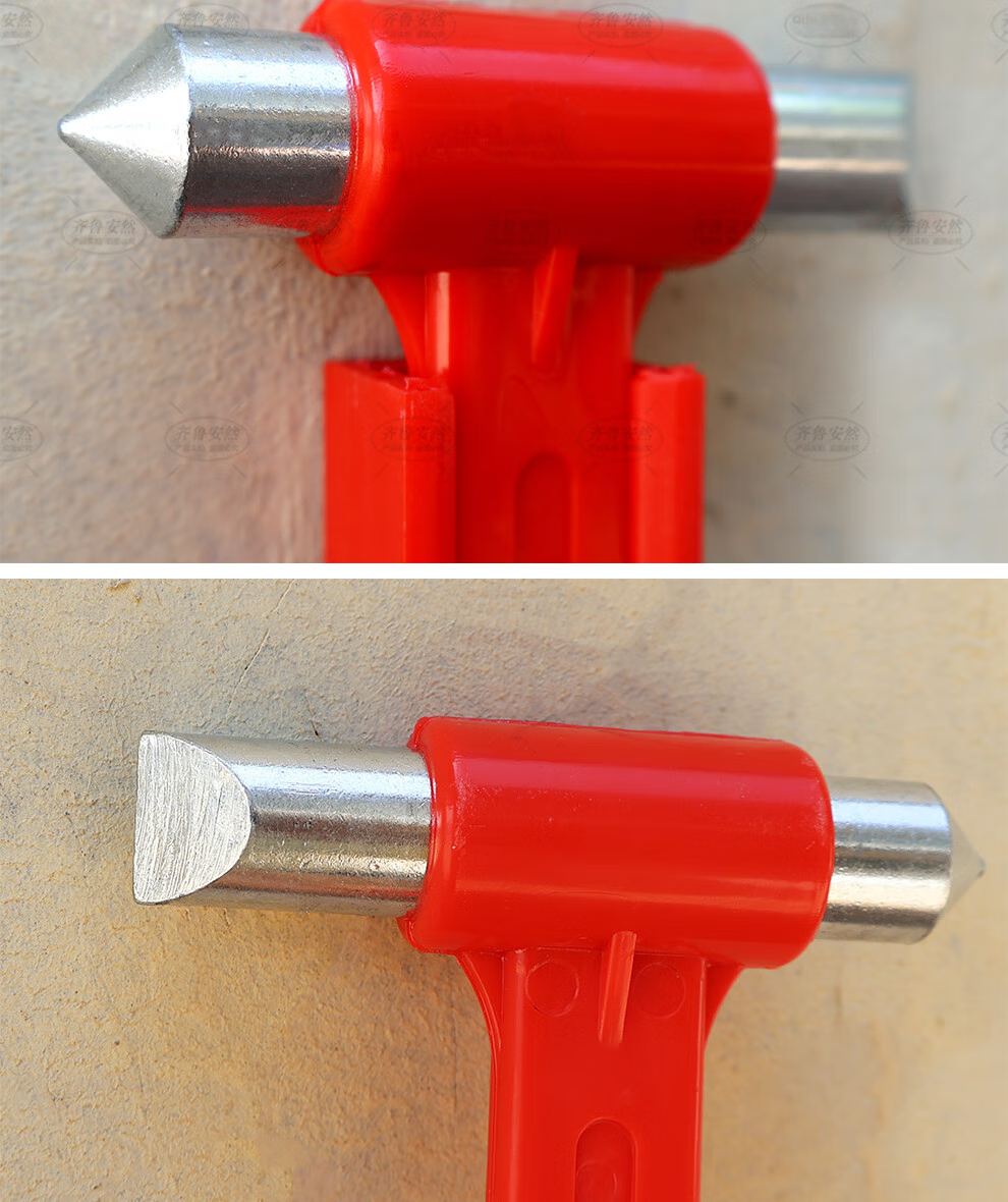 QL Car Safety Hammer, Window Breaker Tool, In-Car Escape And Rescue Hammer, Fire Emergency Tool, Extended Version 18cm 14