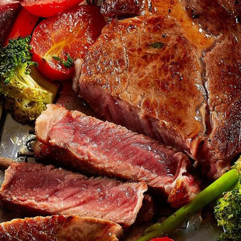 恒都 加工调理黑椒菲力牛排3斤/10片含料包生鲜牛肉