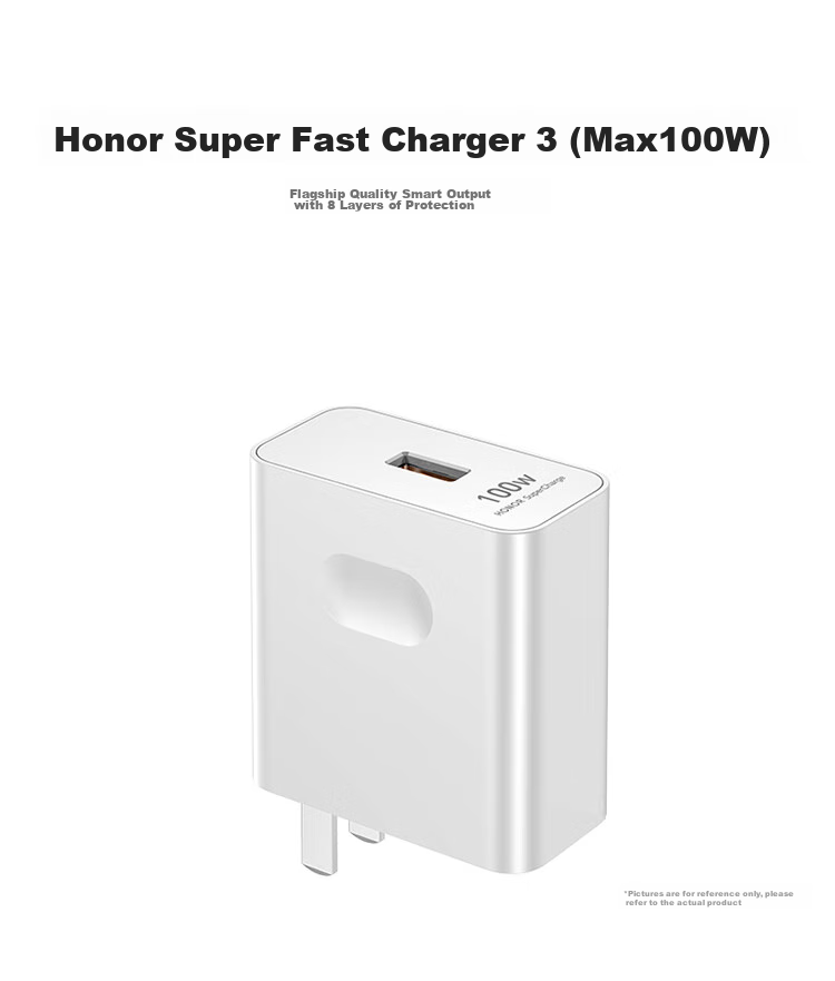 HONOR 100W Super Fast Charging Set (100W Charger + 6A Data Cable), Compatible with HONOR 300 Series/HONOR Magic7 Series/Huawei Mate70/Huawei P70 1