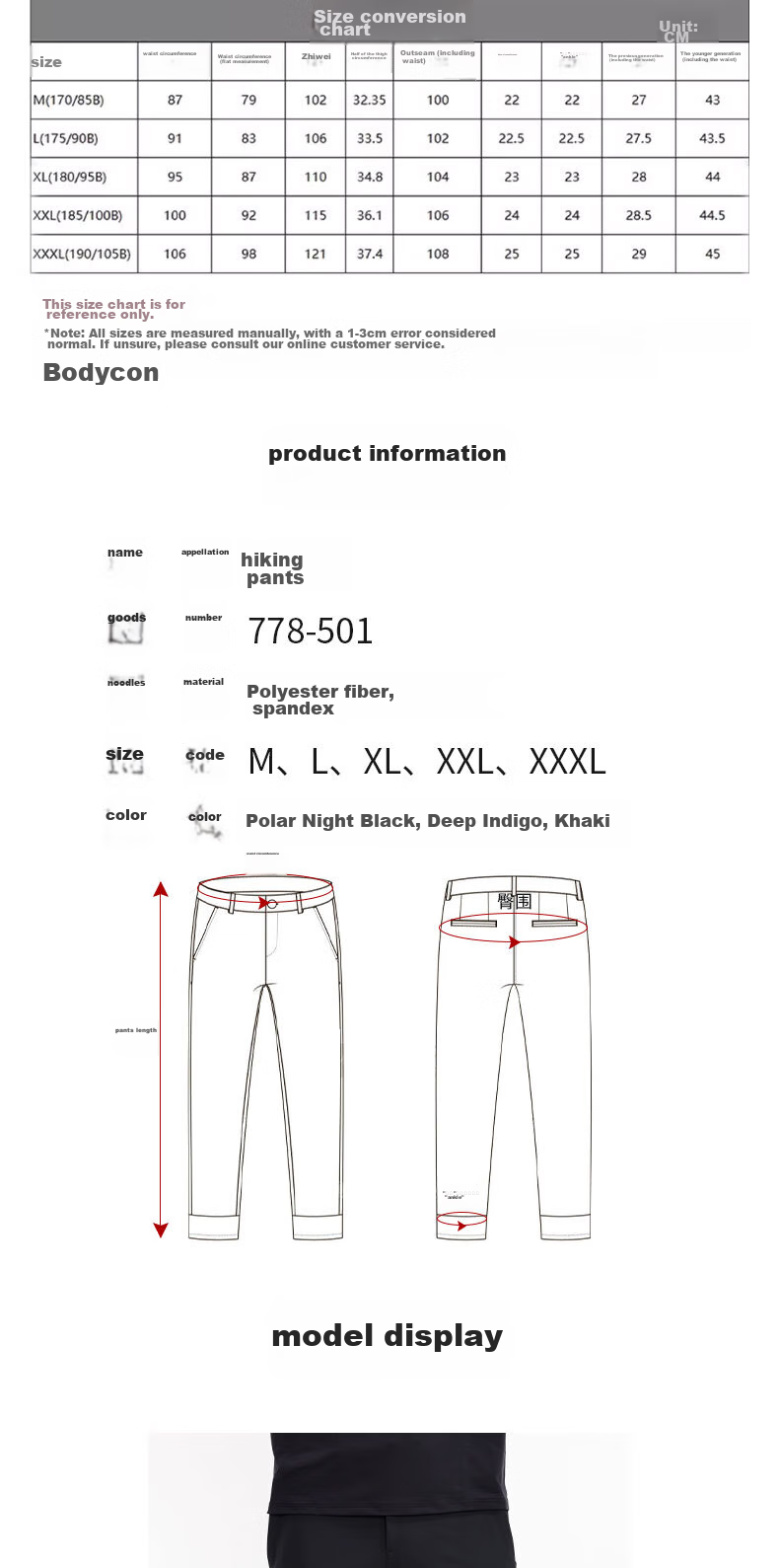 ALPINT MOUNTAIN All-Season Hiking Pants, Men's Breathable Elastic Outdoor Trousers, Lightweight Softshell Pants for Mountaineering And Trekking 6