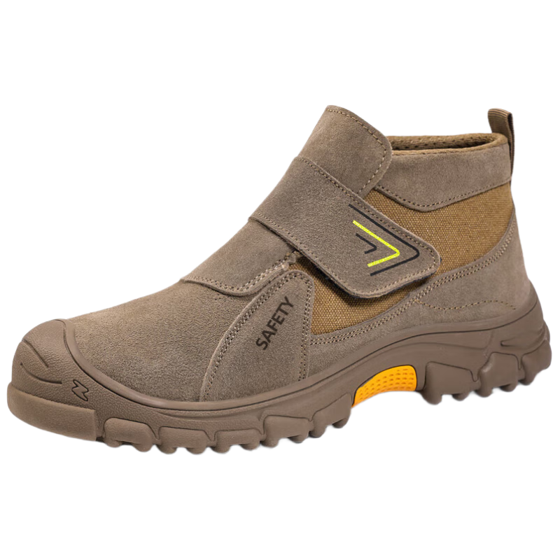 Jingtu Welding Safety Shoes for Men, Puncture-Resistant, Spark-Proof, Splash-Resistant, Lightweight, Comfortable, Safety Work Shoes 3027B Size 42
