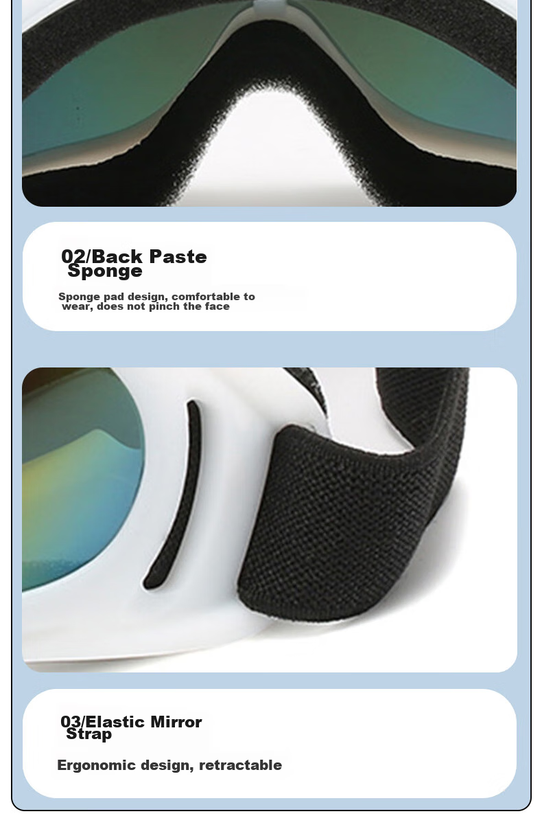Baixiaoshe Cycling Glasses, Photochromic Sunglasses, Outdoor Smart Light-Sensing Goggles for Men And Women, Day And Night Use 9