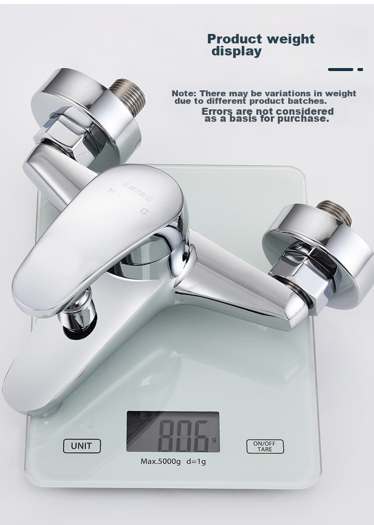 Larsd Shower Faucet Mixer Valve Set, Bathroom Cold And Hot Three-Way Shower Switch, Bathtub Mixer Faucet LD10203 19