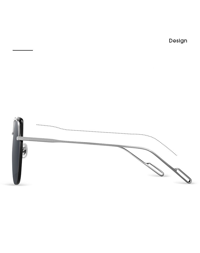 HELEN KELLER Polarized Sunglasses, Retro Frog-Eye Glasses, Men's Trendy Driving Sunglasses H8951H02 2