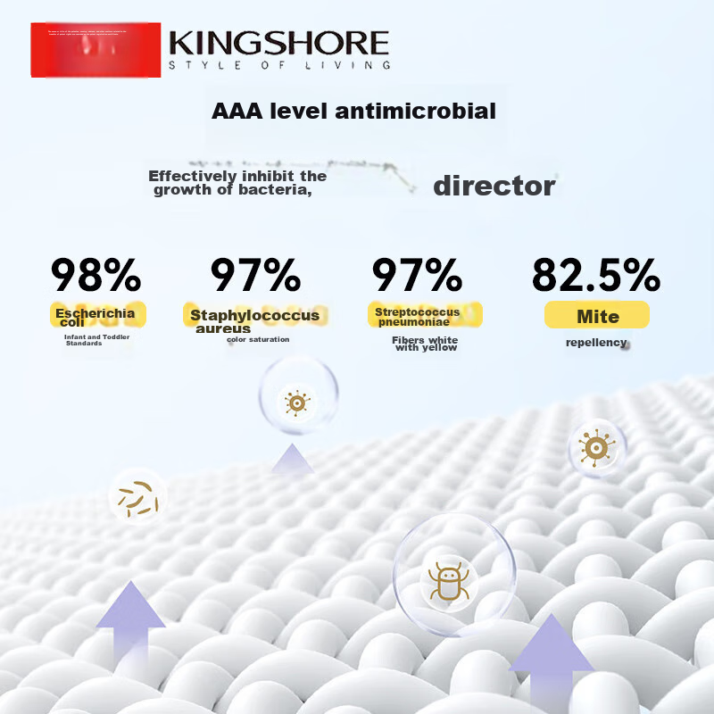Полотенца KING SHORE из 100% хлопка, мягкие, впитывающие, размер 70*34 см, набор из 2 штук в подарочной упаковке, класс А, сине-коричневые