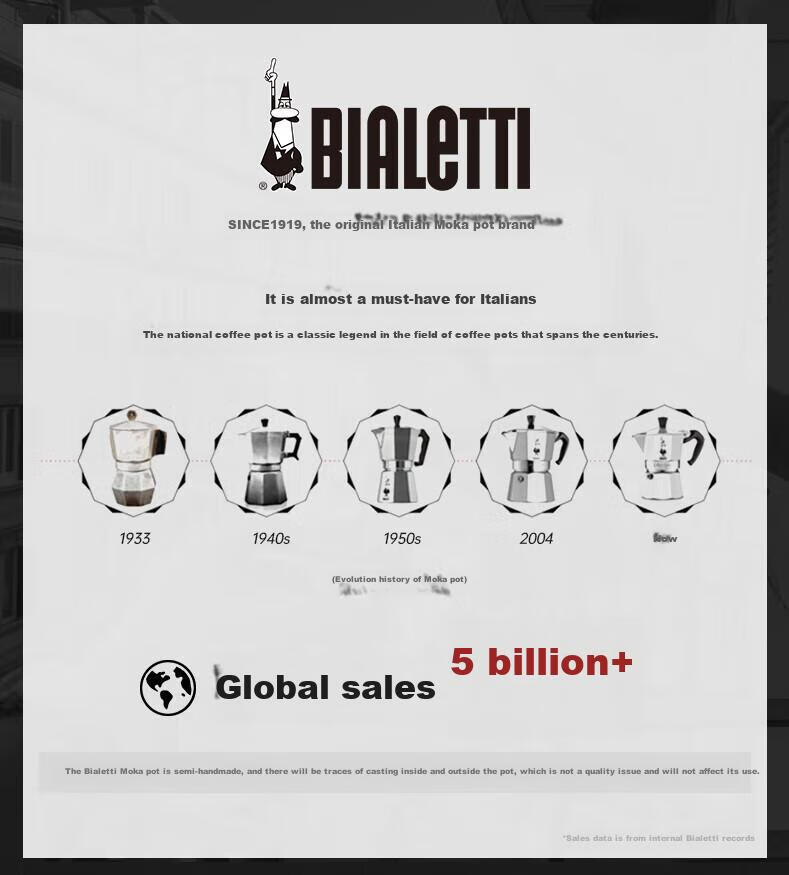Bialetti Classic Single-Valve 3-Cup Moka Pot, Coffee Maker for Outdoor Camping, Pour-Over Portable Coffee Machine 13