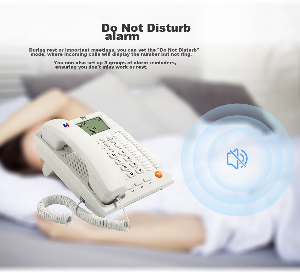 Guowei Telephone Extension HB MT-2, Front Desk Switchboard, Business Office, One-Touch Transfer, One-Touch Dialing, Feature Phone, Hotel Reception Telephone, Hands-Free Call Display 7