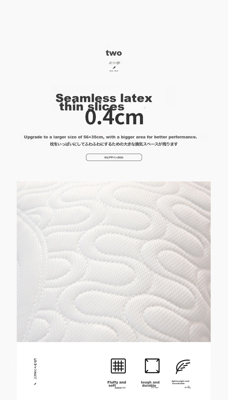 Grace Pillow Shaping Pillow, 7A Antibacterial Star-Rated Hotel Home Gray Edge Pillow, Single One, 45*70cm 6