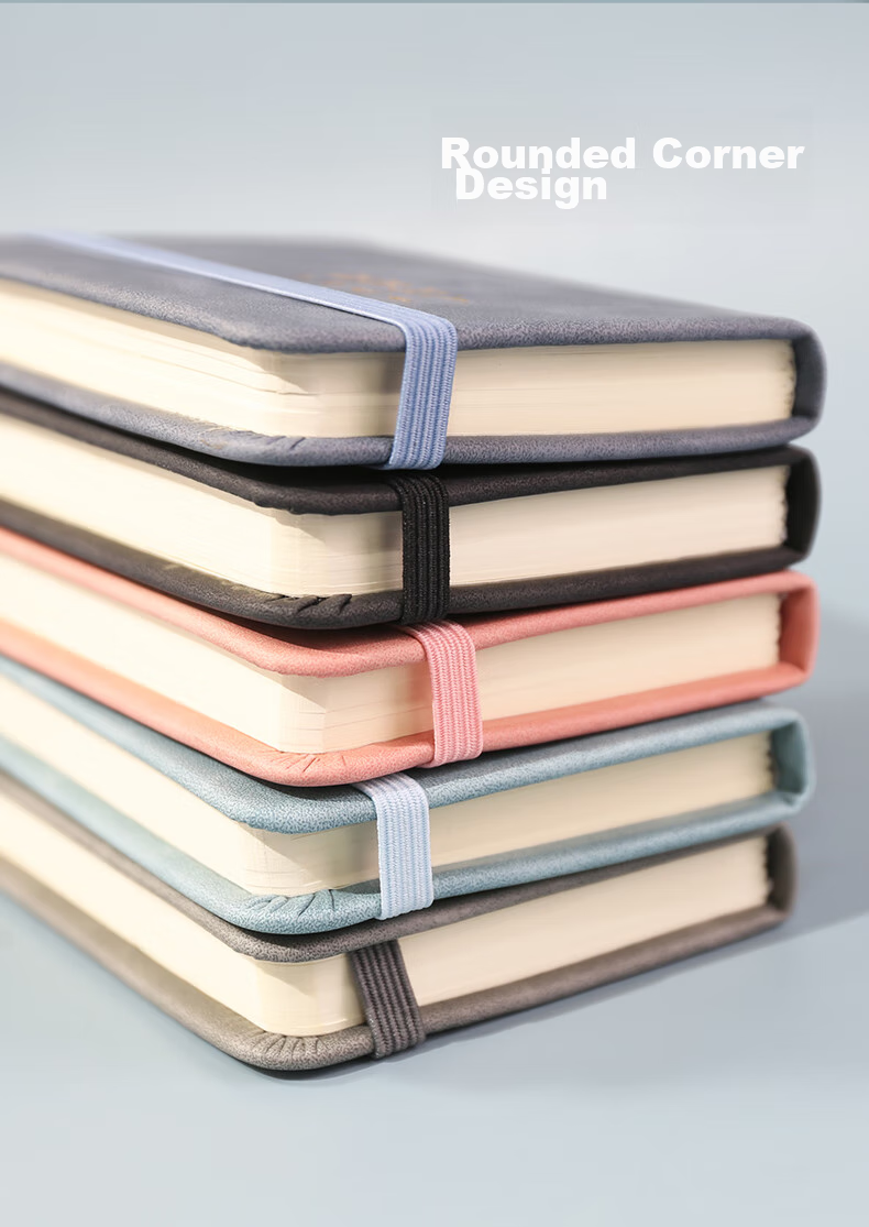 SHEN SHI Pocket Notebook, Journal Cover, Meaningful Design, Portable Mini Diary, Student Stationery, Office Supplies, 100 Sheets JD100-31 Dark Blue, 1 Book 7
