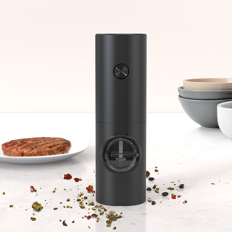 CLITON Electric Pepper Grinder, Home Sichuan Peppercorn And Sea Salt Electric Grinder, Kitchen Pepper Powder Grinding Bottle, Seasoning Bottle Jar