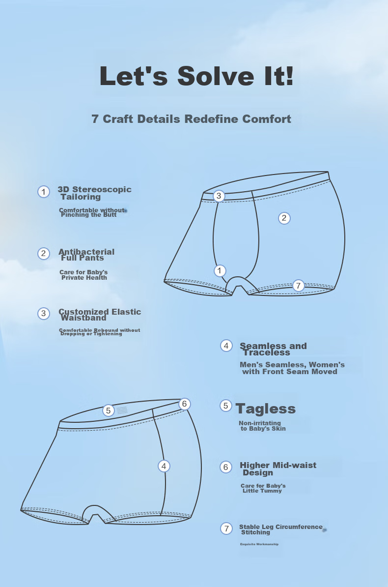 Aimer Kids Girls' Mid-Rise Triangle Briefs, 3-Pack, 3A Antibacterial Underwear AK122B672 White-Pink 140 14