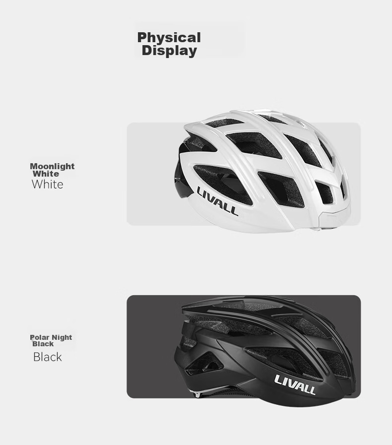LIVALL Smart Cycling Helmet, Bicycle Mountain Road Bike Helmet with Bluetooth Voice Control, for Adult Men And Women, BH60, White 10