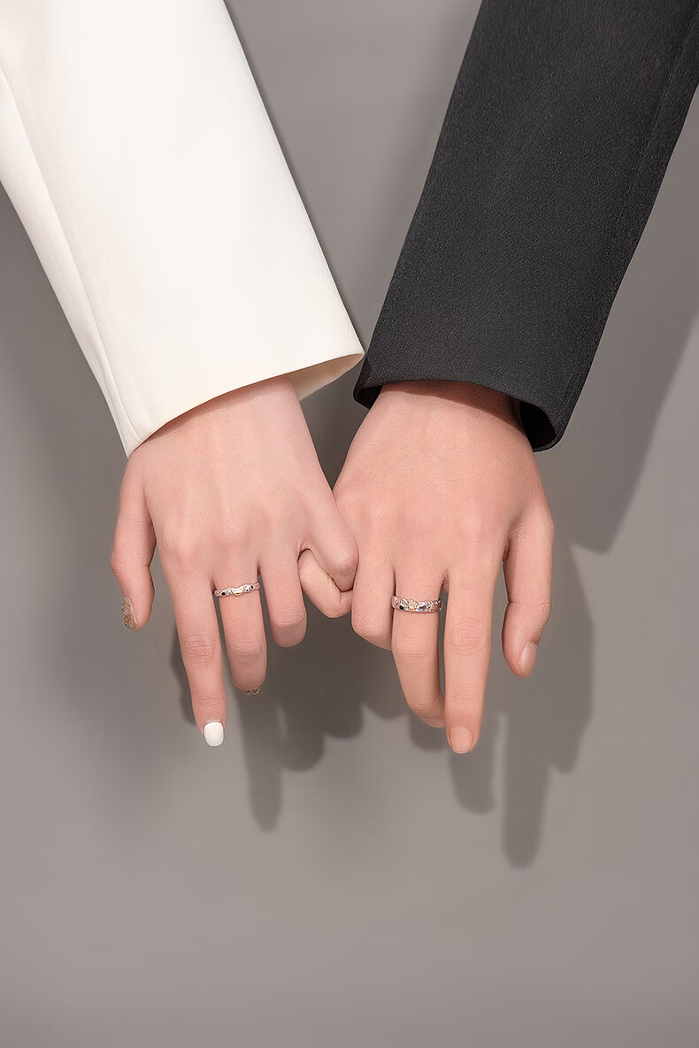 Zhoubaifu [1000+ Stores] Sun And Moon Couple Rings for Men And Women, Birthday Gift for Girlfriend Or Wife 6