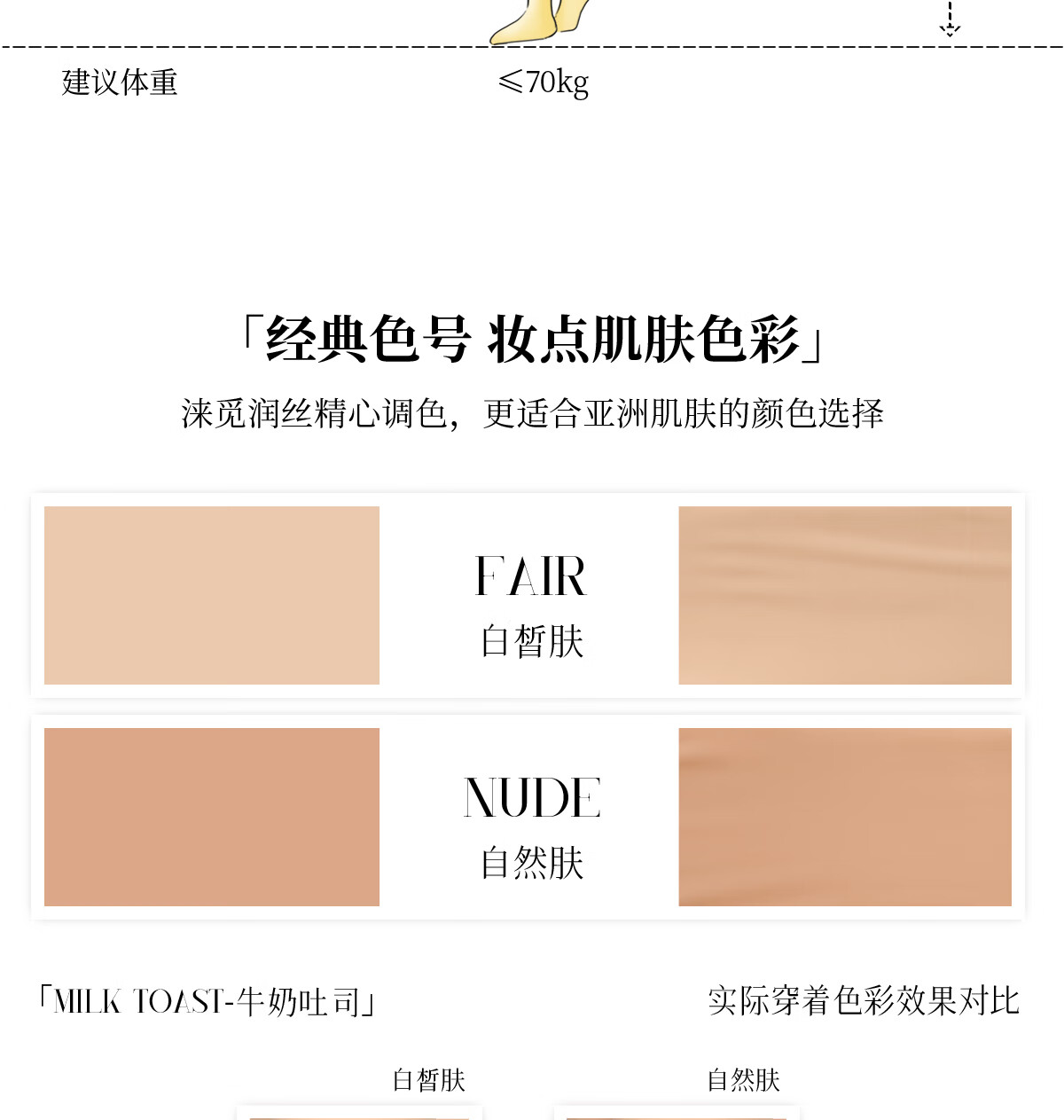 Limerence M [Milk Toast] Bare Leg Miracle, Autumn And Winter Thick Stockings, Base Layer Pants, 300g Thickened Fleece, Fair Skin Tone, One Size Fits All 17