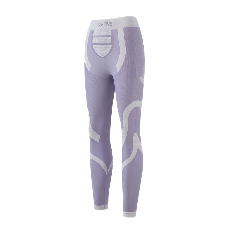 SURPINE Yuxue Series Merino Wool Quick-Dry Ski Base Layer Women's Functional Underwear, Moisture-Wicking Outdoor Base Layer