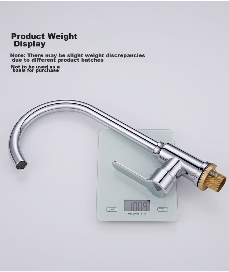Larsd Kitchen Faucet, Sink Tap, Stainless Steel Sink Faucet, Double Temperature Hot And Cold Tap F065 12