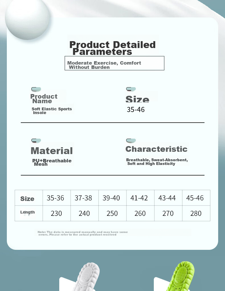 IQGD 2 Pairs of Insoles for Men, Sports Shock-Absorbing Soft Cushioning, Long-Standing Odor-Resistant Breathable Military Training 6039, 2 Pairs Gray, Size 37-38 16