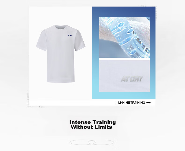 Li-Ning Badminton Sportswear, Men's And Women's Quick-Dry Cool Competition Top, Versatile Sports T-Shirt, Team Uniform 8