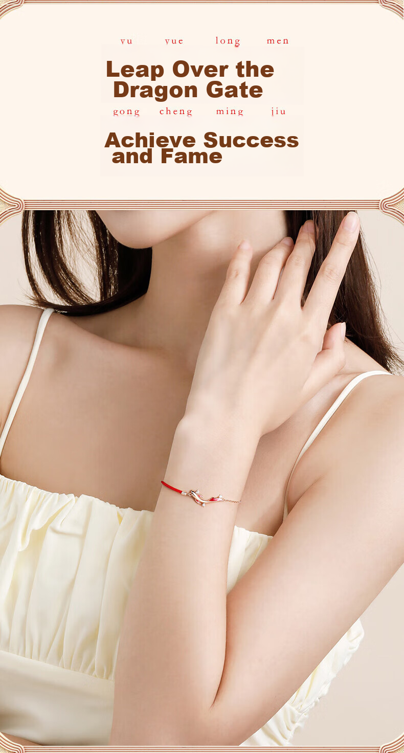 Zhenshangyin Chinese Gold Peace Buckle Silver Bracelet for Women, Chalcedony Beaded Bracelet, Mid-Autumn Festival Gift, Birthday Present for Girlfriend Or Mother, S925 13