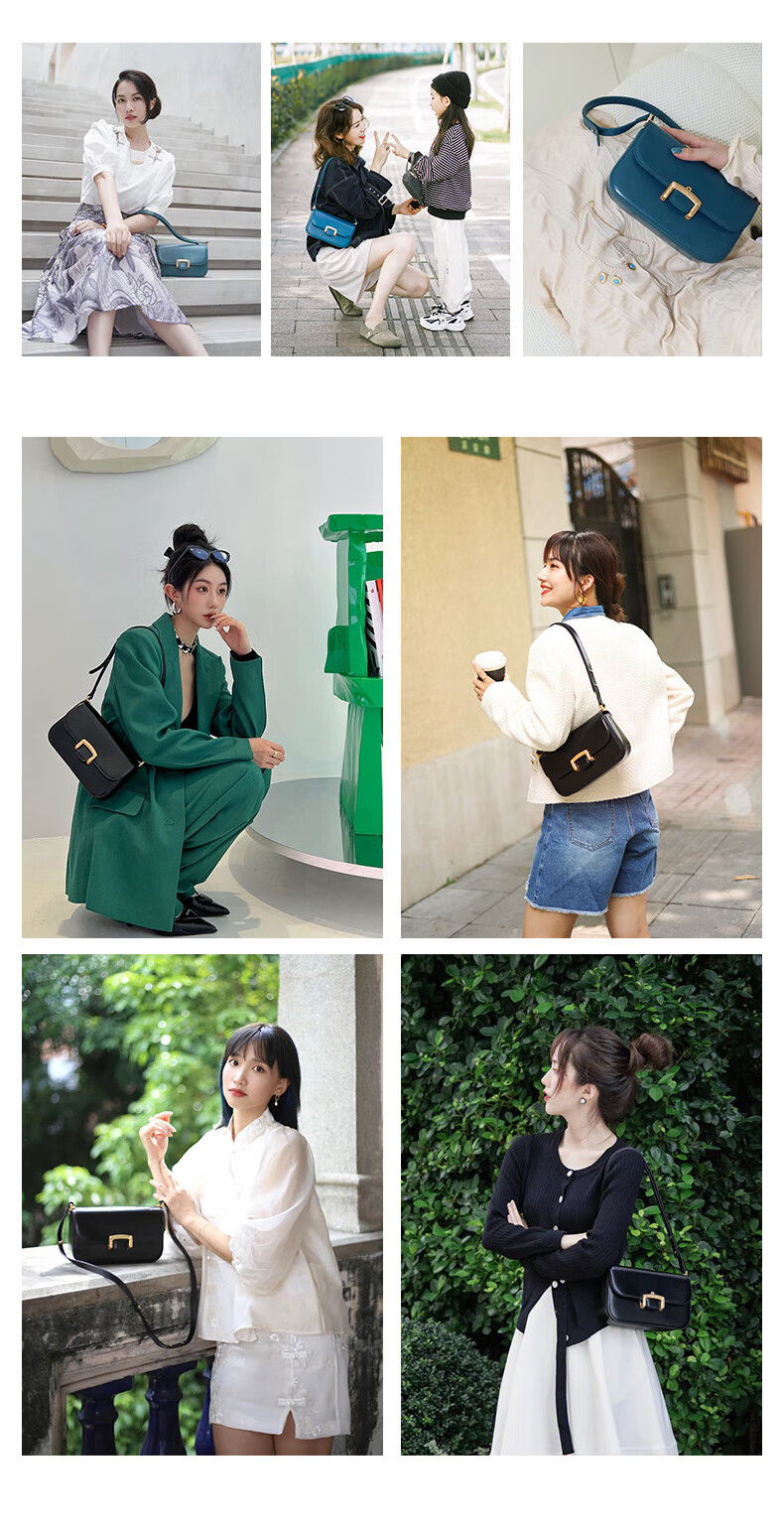 La Festin [Xu Lu's Choice] Frame Bag, Women's Handbag, 2026 New Style, Shoulder Crossbody Underarm Bag, Birthday Gift for Girls 6