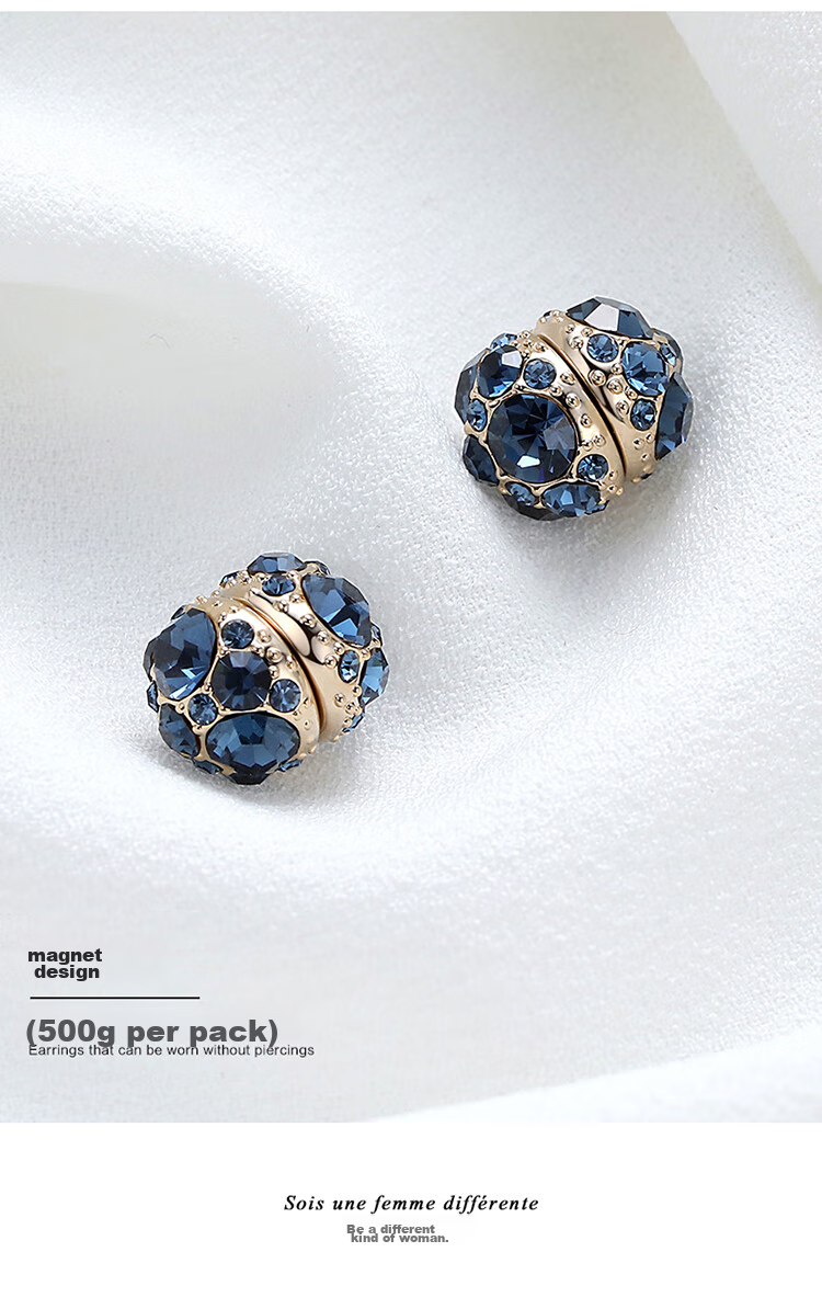 Dairuo Magnetic Ear Studs for Women, Painless Ear Hoops, Simple And Compact, Face-Slimming, High-End Earrings, Gift for Girlfriend 5