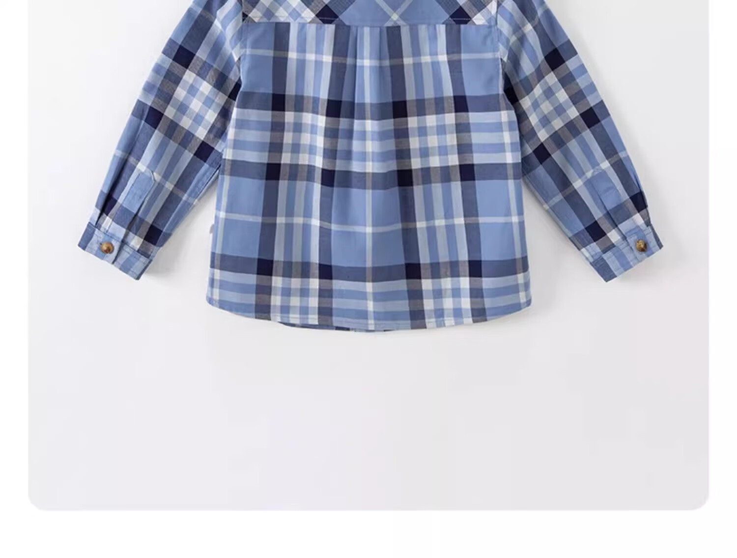 DAVE & BELLA Boys' Spring Shirt Plaid Shirt Children's Jacket Kids Top Children's Clothing 8