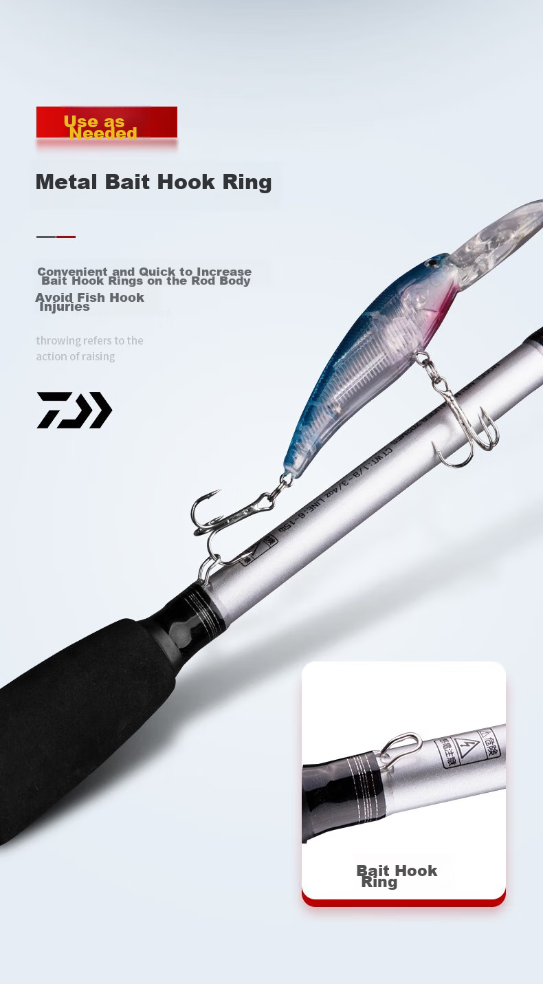 DAIWA Lure Rod Complete Set, MaRauder Spinning Rod, Carbon Fiber Casting Rod, 2.44m + Straight Handle + Spinning Reel + Lure Line 14