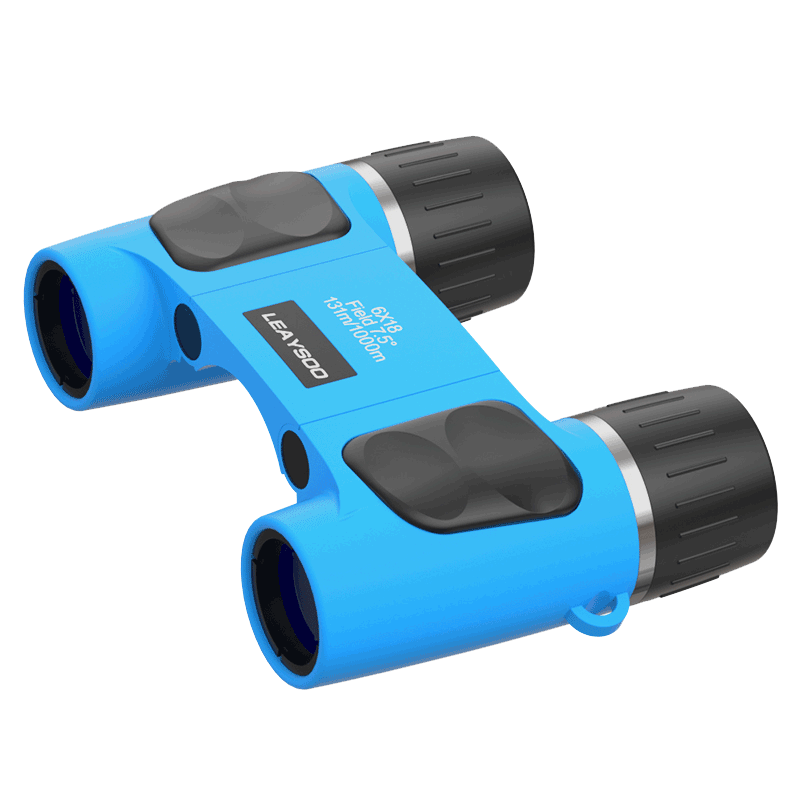 Leaysoo Xingyao 6x18 Blue Portable Compact Foldable High-Definition Binoculars for Outdoor Observation, Children's Gift