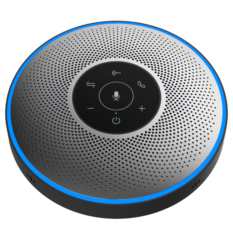 Deli Wireless Omnidirectional Conference Microphone (360° Pickup, Suitable for 20-70㎡ Medium Meeting Rooms) Pickup Device Bluetooth Speaker Flagship Model 14871