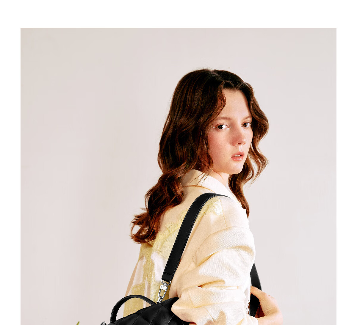 JUST STAR Zhang Yuxi's Same Style Backpack for Women, 2026 New Light Luxury Lightweight Travel Backpack, School Bag, Birthday Gift 30