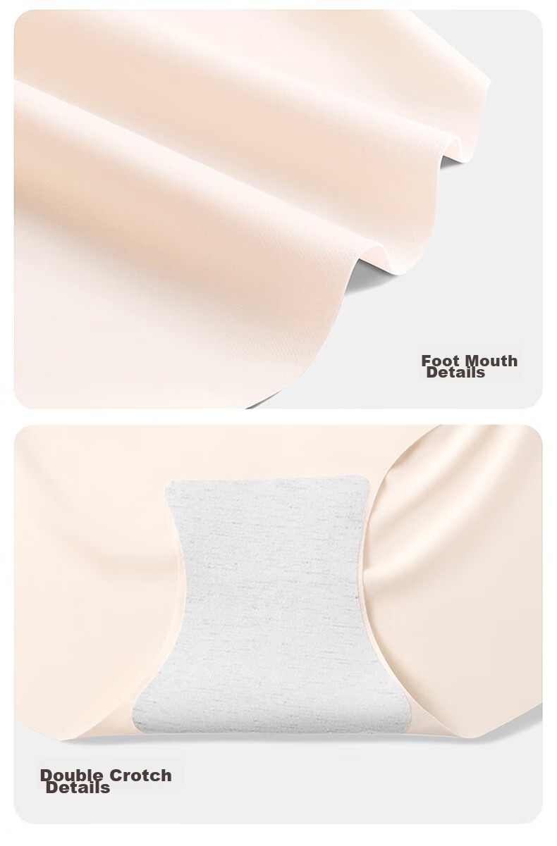 MiiOW Disposable Ice Silk Underwear for Women, Seamless Sterilized No-Wash Travel Yoga Fitness Business Trip Menstrual Daytime Disposable M 17