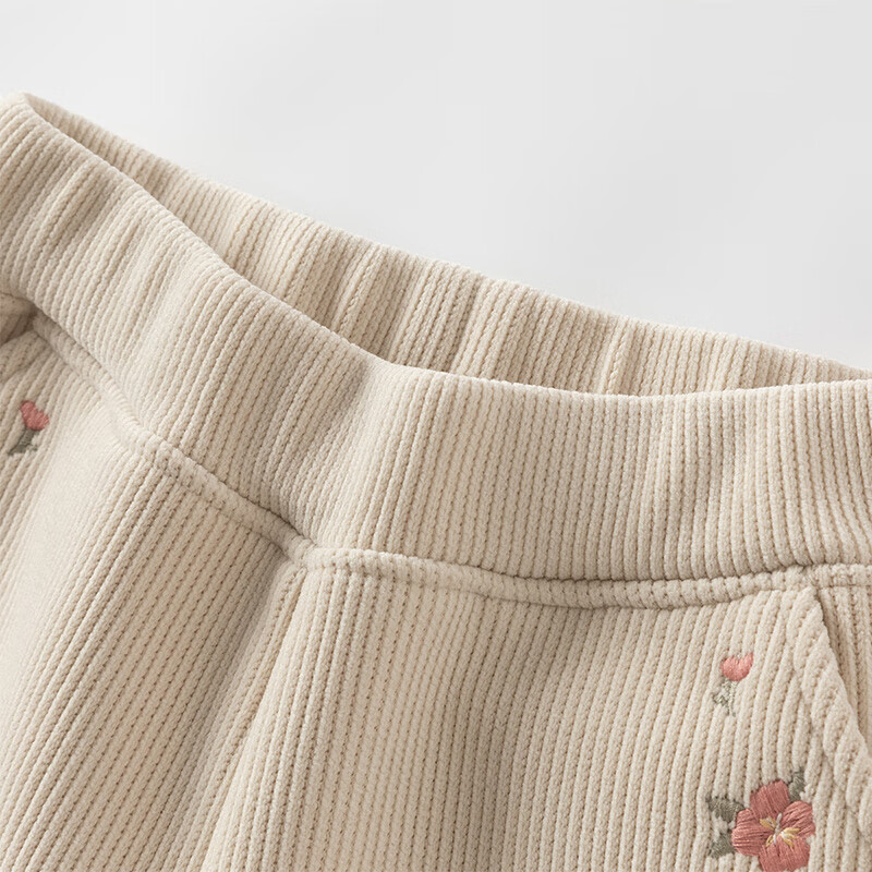 DAVE & BELLA Girls' Winter Chenille Fleece-lined Casual Jogger Pants