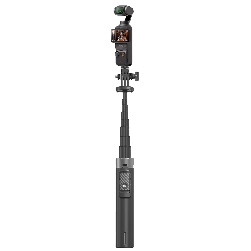 Qiye Selfie Stick Tripod Stand for DJI Pocket 3, Spirit 4, And Pocket Camera, with Extension Pole And Live Streaming Accessories for Pocket 4