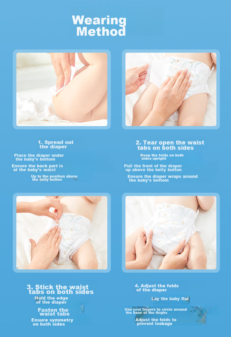 BOBDOG [No Melamine Detected] Gaga Pants Diapers, L Size, 48 Pieces, Leak-Proof, Breathable, Baby Diapers, Ultra-Thin And Dry 13